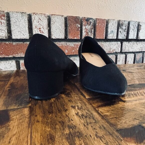Torrid Classic Black Suede Heels - Picture 3 of 6